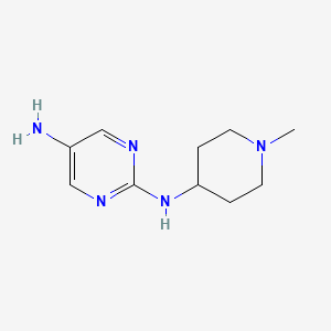 N2-(1-methylpiperidin-4-yl)pyrimidine-2,5-diamine