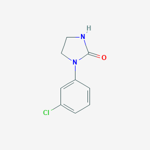 molecular formula C9H9ClN2O B085280 1-(3-氯苯基)咪唑烷-2-酮 CAS No. 14088-98-3