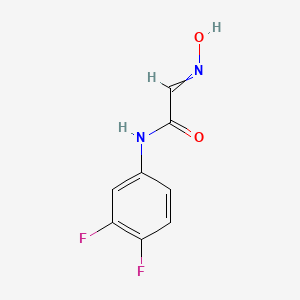 molecular formula C8H6F2N2O2 B8528015 N-(3,4-Difluorophenyl)-2-(hydroxyimino)acetamide 