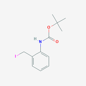 (2-Iodomethylphenyl)-carbamic acid tert-butyl ester