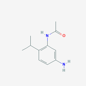 molecular formula C11H16N2O B8528252 N-[5-Amino-2-(propan-2-yl)phenyl]acetamide CAS No. 1233093-50-9