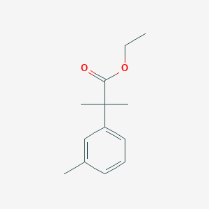 molecular formula C13H18O2 B8528304 Ethyl 2-methyl-2-(3-methylphenyl)propionate CAS No. 363186-16-7