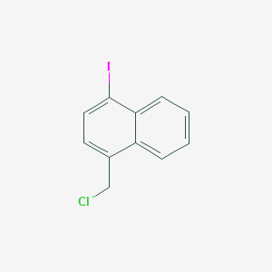molecular formula C11H8ClI B8528471 4-Iodo-1-chloromethylnaphthalene 