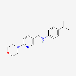 molecular formula C19H25N3O B8528523 (4-Isopropylphenyl)[(6-morpholinopyridin-3-yl)methyl]amine 