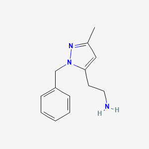 2-(2-benzyl-5-methyl-2H-pyrazol-3-yl)-ethylamine