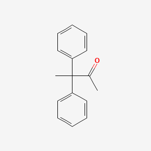 molecular formula C16H16O B8528689 3,3-Diphenyl-2-butanone 