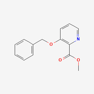 molecular formula C14H13NO3 B8528718 Methyl 3-benzyloxypicolinate 