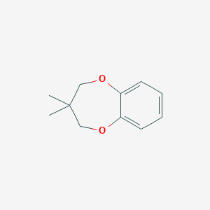 molecular formula C11H14O2 B8528721 3,4-dihydro-3,3-dimethyl-2H-1,5-benzodioxepine 