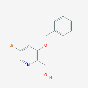 molecular formula C13H12BrNO2 B8528812 (3-Benzyloxy-5-bromopyridin-2-yl)methanol CAS No. 1206968-86-6