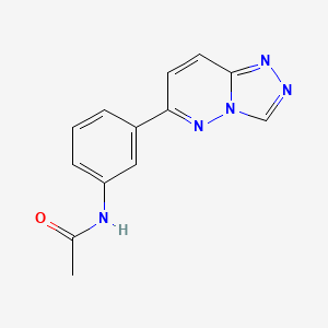 molecular formula C13H11N5O B8528926 6-(m-Acetamidophenyl)-1,2,4-triazolo[4,3-b]pyridazine 