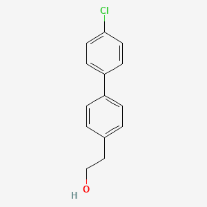 molecular formula C14H13ClO B8528978 2-[4-(4-Chlorophenyl)phenyl]-ethanol 