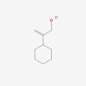 molecular formula C9H16O B8529006 2-Cyclohexyl-2-propen-1-ol 