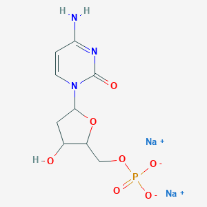 B085291 Sodium ((2R,3S,5R)-5-(4-amino-2-oxopyrimidin-1(2H)-yl)-3-hydroxytetrahydrofuran-2-yl)methyl phosphate CAS No. 13085-50-2