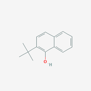 molecular formula C14H16O B8529284 2-Tert-butylnaphthalen-1-ol 