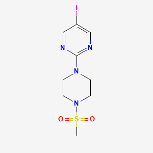 5-Iodo-2-[4-(methylsulfonyl)piperazin-1-yl]pyrimidine