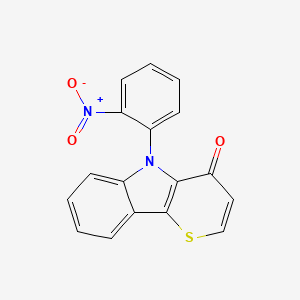 B8529464 5-(2-Nitrophenyl)thiopyrano[3,2-b]indol-4(5H)-one CAS No. 61164-58-7