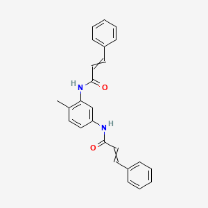 molecular formula C25H22N2O2 B8529521 N,N'-Dicinnamoyl-2,4-Toluenediamine 