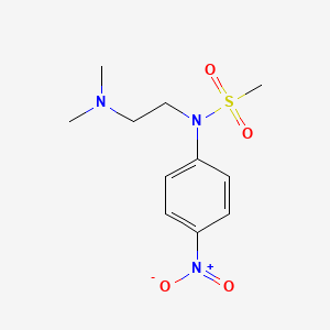 N-(2-dimethylamino-ethyl)-N-methylsulphonyl-4-nitroaniline