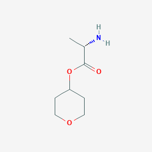 molecular formula C8H15NO3 B8529548 (S)-tetrahydro-2H-pyran-4-yl 2-aminopropanoate 