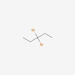 molecular formula C5H10Br2 B8529655 3,3-Dibromopentane CAS No. 54653-27-9