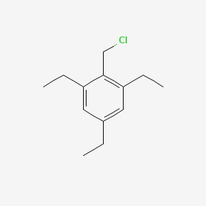 molecular formula C13H19Cl B8529695 2,4,6-Triethylbenzyl chloride 