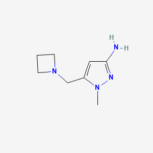 5-(Azetidin-1-ylmethyl)-1-methyl-1H-pyrazol-3-amine