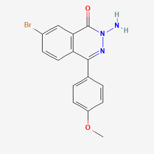 2-amino-7-bromo-4-(4-methoxyphenyl)phthalazin-1(2H)-one