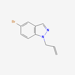 molecular formula C10H9BrN2 B8529976 1-Allyl-5-bromo-1H-indazole 