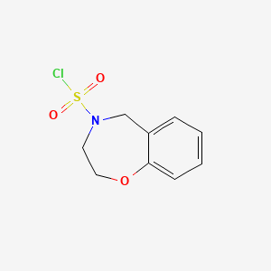 2,3-dihydro-5H-benzo[f][1,4]oxazepine-4-sulfonyl chloride