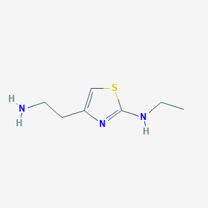 2-Ethylamino-4-(2-aminoethyl)thiazole