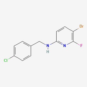 (5-Bromo-6-fluoro-pyridin-2-yl)-(4-chloro-benzyl)-amine