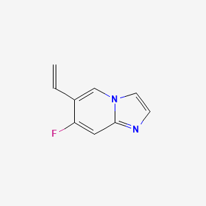 molecular formula C9H7FN2 B8530087 7-Fluoro-6-vinyl-imidazo[1,2-a]pyridine 