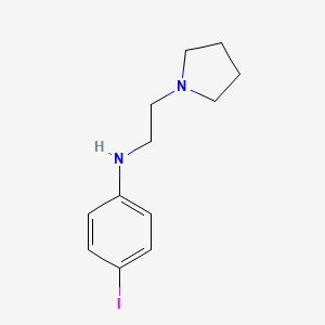 (4-Iodo-phenyl)-(2-pyrrolidin-1-yl-ethyl)-amine