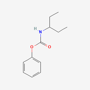 molecular formula C12H17NO2 B8530140 phenyl N-(1-ethylpropyl)carbamate 