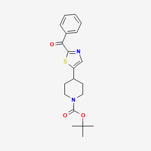 1-t-Butyloxycarbonyl-4-(2-benzoyl-thiazol-5-yl)piperidine