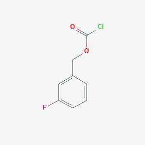 molecular formula C8H6ClFO2 B8530188 3-Fluorobenzyl chloroformate 