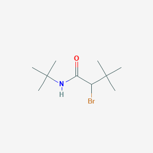 molecular formula C10H20BrNO B085302 2-溴-N-叔丁基-3,3-二甲基丁酰胺 CAS No. 14387-96-3