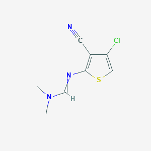 N'-(4-Chloro-3-cyanothiophen-2-yl)-N,N-dimethylmethanimidamide
