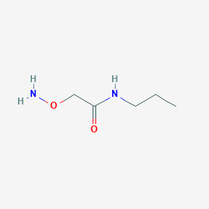 molecular formula C5H12N2O2 B8530249 2-aminooxy-N-propyl-acetamide 