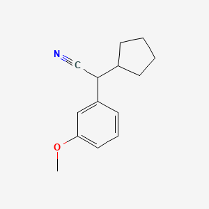 Cyclopentyl-(3-methoxy-phenyl)-acetonitrile