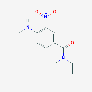 N,N-diethyl-4-(methylamino)-3-nitrobenzamide