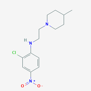 (2-Chloro-4-nitrophenyl)-[2-(4-methylpiperidin-1-yl)ethyl]amine