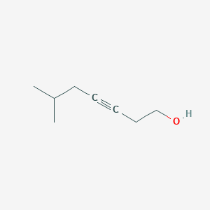 molecular formula C8H14O B8530373 6-Methylhept-3-yn-1-ol CAS No. 825622-15-9