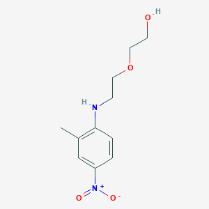 molecular formula C11H16N2O4 B8530384 2-[2-(4-Nitro-2-methylphenylamino)ethoxy]ethanol 