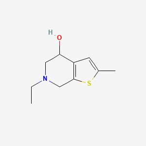 6-Ethyl-2-methyl-4,5,6,7-tetrahydrothieno[2,3-c]pyridin-4-ol