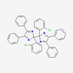 molecular formula C42H28Cl2N4 B8530435 2,2'-Di(o-chlorophenyl)-4,4',5,5'-tetraphenylbiimidazole 