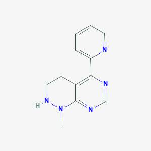 1-Methyl-5-(pyridin-2-yl)-1,2,3,4-tetrahydropyrimido[4,5-c]pyridazine