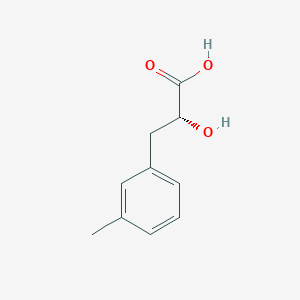 molecular formula C10H12O3 B8530450 (R)-2-hydroxy-3-(3-methylphenyl)-propionic acid 