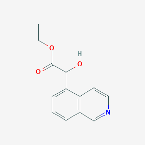 molecular formula C13H13NO3 B8530529 Ethyl Hydroxy(isoquinolin-5-yl)acetate 