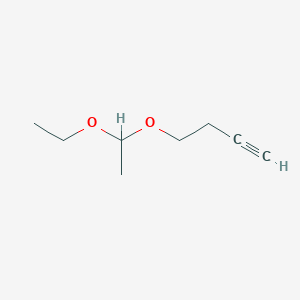 molecular formula C8H14O2 B8530537 4-(1-Ethoxyethoxy)-1-butyne CAS No. 18669-05-1